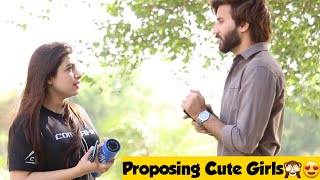 Proposing Girls With Twist  Best Pranks in Pakistan  Adil Anwar [upl. by Shuler]