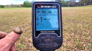 Park Metal Detecting  Nokta Legend Metal Detector [upl. by Yardna769]