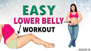 This Lower Belly Workout Even You Can Do on Bed  Very Easy But Effective [upl. by Ackerman]