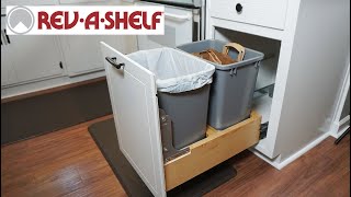 How to Install a RevAShelf Trash amp Recycling Container [upl. by Swinton229]