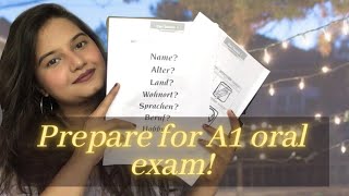 HOW TO SCORE FULL MARKS IN GERMAN A1 ORAL EXAM  GOETHE ZERTIFIKAT A1  START DEUTSCH A1 [upl. by Lusar259]