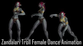 Zandalari Troll Female Dance Animation [upl. by Audwin]