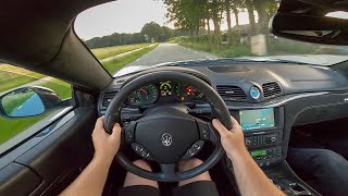 Maserati MC Stradale POV Test Drive  AMAZING V8 Sound Symphony  Launch [upl. by Rehportsirhc]