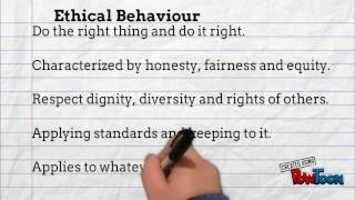 Ethical behaviour and business practice [upl. by Analli]