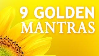 9 GOLDEN MANTRAS  108 Times [upl. by Lotsyrk993]