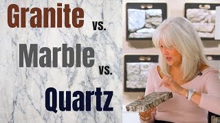 Quartz vs Granite vs Marble How to choose the right countertop [upl. by Pinckney239]