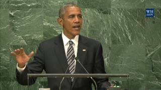 President Obama Speaks at the General Assembly [upl. by Aneetak]