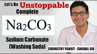 Sodium Carbonate  Solvay Process  Chemistry Pandit  Singhal Sir [upl. by Dorman]