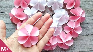 ► Cómo hacer una FLOR DE PAPEL en MINUTOS 😍🌸 [upl. by Raimundo943]