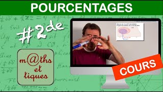 LE COURS  Pourcentages  Seconde [upl. by Jary111]