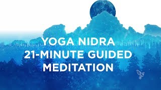 Yoga Nidra Meditation Video 21Minutes To Dynamic Sleep [upl. by Karoline]