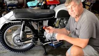 Honda CL77 rectifier replacement [upl. by Lovich]