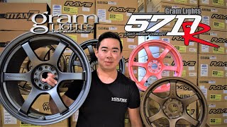 Gramlight 57DR RAYS Wheels  Everything you need to know UPDATED 2020 [upl. by Llet]