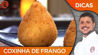 COXINHA com Raul Lemos  DICAS MASTERCHEF [upl. by Zosima806]