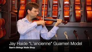 Jay Haide quotLanciennequot  Guarneri Model Violin [upl. by Adama]