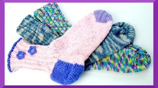 SOCKEN STRICKEN FÜR ANFÄNGER  Anleitung [upl. by Suolkcin]