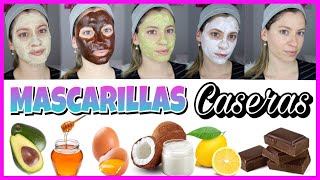 5 Mascarillas Caseras para tener la PIEL PERFECTA Y BONITA SIN ACNÉ Y SIN MARCAS  NatyGloss [upl. by Duile]