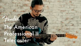 Exploring The American Professional II Telecaster  American Professional II Series  Fender [upl. by Zoa956]