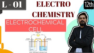 Electrochemistry।Class 12 Lecture 1। Electrochemical cell [upl. by Noemi]