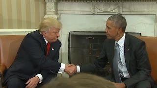 Trump Obama Meet at The White House Full Press Conference [upl. by Carn945]