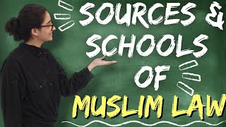 Muslim Law  Sources and Schools of Muslim law  LAW SCHOOL [upl. by Jb]