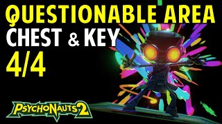 Questionable Area All Supply Chests and Keys Locations  Psychonauts 2 Collectibles Guide [upl. by Imeaj94]