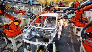 How Cars Are Made In Factories Mega Factories Video [upl. by Fontana]