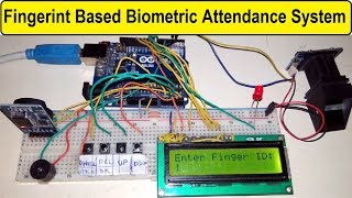 Fingerprint Based Biometric Attendance System using Arduino [upl. by Langley]