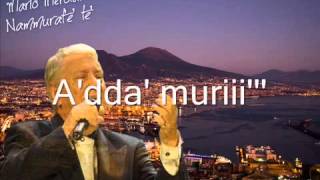 Mario Merola Nammuratete Karaoke [upl. by Treble853]