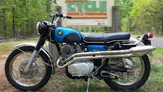 1967 Honda 305 Scrambler CL77 by Randys Cycle Service amp Restoration  rcyclecom [upl. by Gnol]