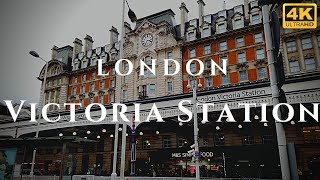 London Victoria Station Walk Through England 4K [upl. by Hooke]