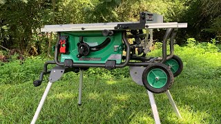 Hitachi C10RJ Jobsite Tablesaw Review [upl. by Adnilasor640]