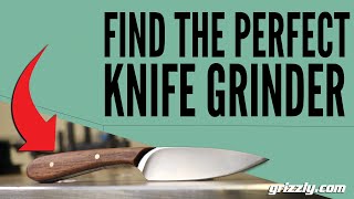 Knife Grinder Overview  Grizzly Industrial [upl. by Susejedesoj]