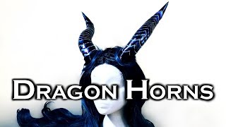 DIY Dragon Horns  Magnetic Attachment  Foam and Worbla How To [upl. by Clem]