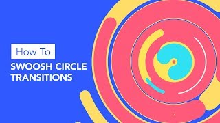 After Effects tutorial  EASY Swoosh circle transitions [upl. by Ymij]