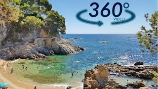 Virtual Beach 3D 360 VR  Relaxing Immersive Experience  VR Video [upl. by Tsirhc]