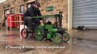 3quot Aveling and Porter Traction Engine on Test [upl. by Dom]