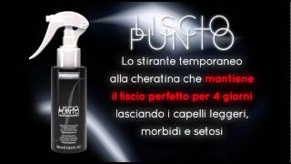 Liscio Punto spray stirante alla cheratina per capelli crespi ricci [upl. by Erodisi]