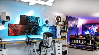 My 2021 ULTIMATE Gaming Setup amp YouTube Studio Tour [upl. by Datha]