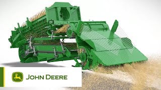 John Deere  S700 Complete Cropflow Animation [upl. by Paley]