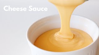 EASY HOMEMADE CHEESE SAUCE RECIPE  NACHO CHEESE SAUCE RECIPE [upl. by Ahseyk]