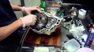 KTM 250 sxf engine rebuild [upl. by Oxford]