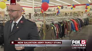 Salvation Army opens new family store [upl. by Ailsun]