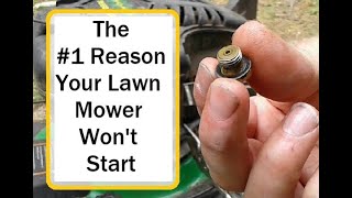 How to fix a lawn mower that wont start  Ten Minute DIY Repair [upl. by Euqinitram]