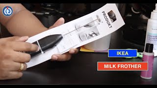 IKEA MILK FROTHER Review amp Battery Installation [upl. by Lurlene206]