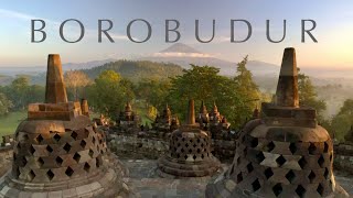 BOROBUDUR Java Indonesia  Largest Buddhist temple in the world full tour [upl. by Samanthia]