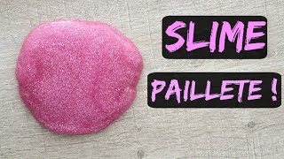 SLIME PAILLETÉ sans mousse à raser sans lessive [upl. by Pimbley506]