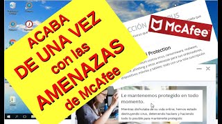 Cómo DESINSTALAR el antivirus McAfee ¡Y OTROS en Windows 10 [upl. by Meece]