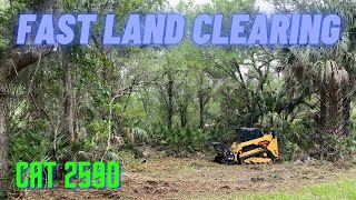 Clearing land for New Home in Florida Its Not as Difficult as You Think  Forestry Mulching [upl. by Aynahs]