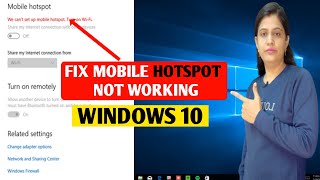 How to Fix Mobile Hotspot Not Working Windows 10  Hotspot Windows 10 Not Working Full Solution [upl. by Gnemgnok9]